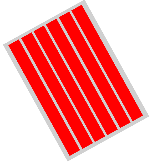 Edible Cake Decoration Ribbon Frosting Sheet - Red