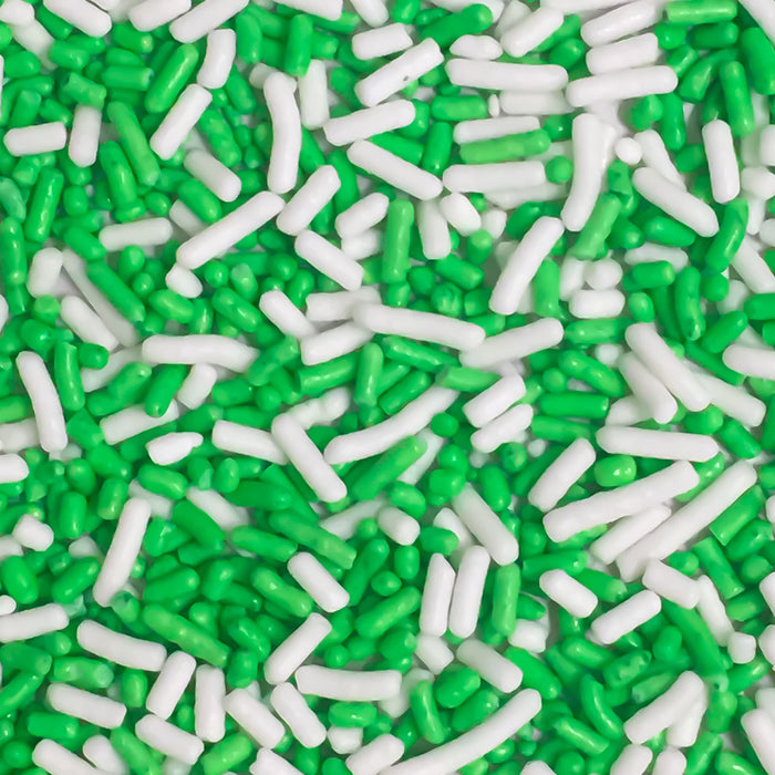 Bicolor Classic Sprinkles (Lime/White)