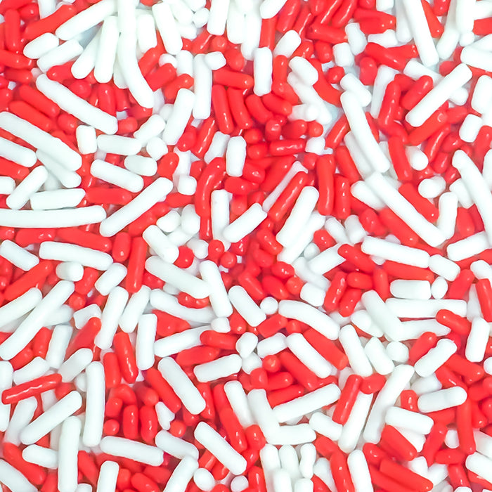Bicolor Classic Sprinkles (Red/White)