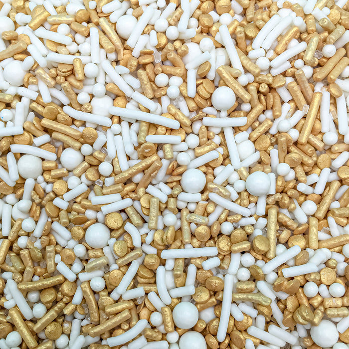 Golden White Deluxe Sprinkle Mix - 4oz