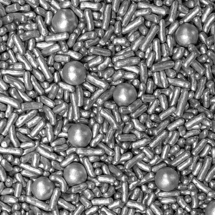 Solid Sprinkle Mix (Silver) - 4oz