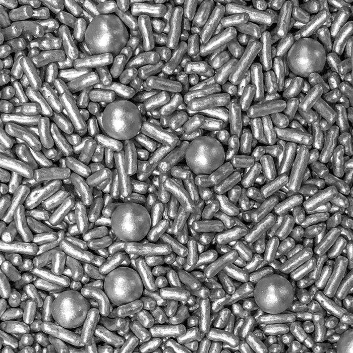Solid Sprinkle Mix (Silver) - 4oz