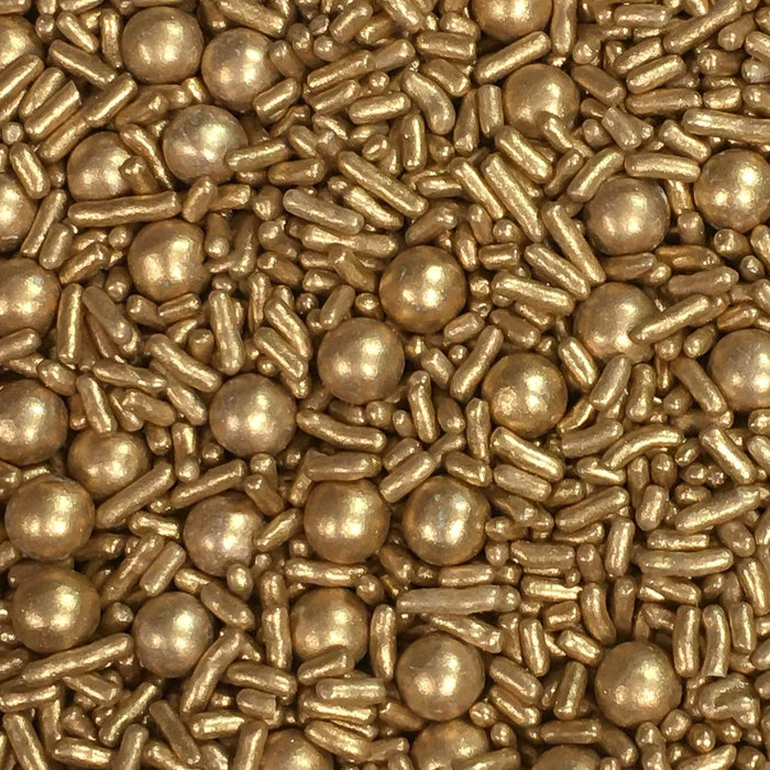 Solid Sprinkle Mix (Gold) - 4oz