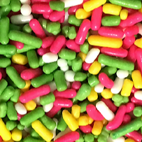 Yellow White Green Pink Cake Pop Cookie Cupcake Cakes Edible Confetti Decorations Sprinkles Desert Jimmies Toppers 6oz
