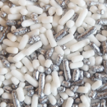 White And Silver Wedding Cake Pop Cookie Cupcake Cakes Edible Confetti Decorations Sprinkles Desert Jimmies Toppers 6oz