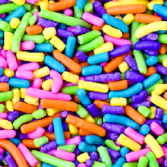 Yelow Lime Blue Purple Pink Orange Pianta Cake Pop Cookie Cupcake Cakes Edible Confetti Decorations Sprinkles Desert Jimmies Toppers 6oz