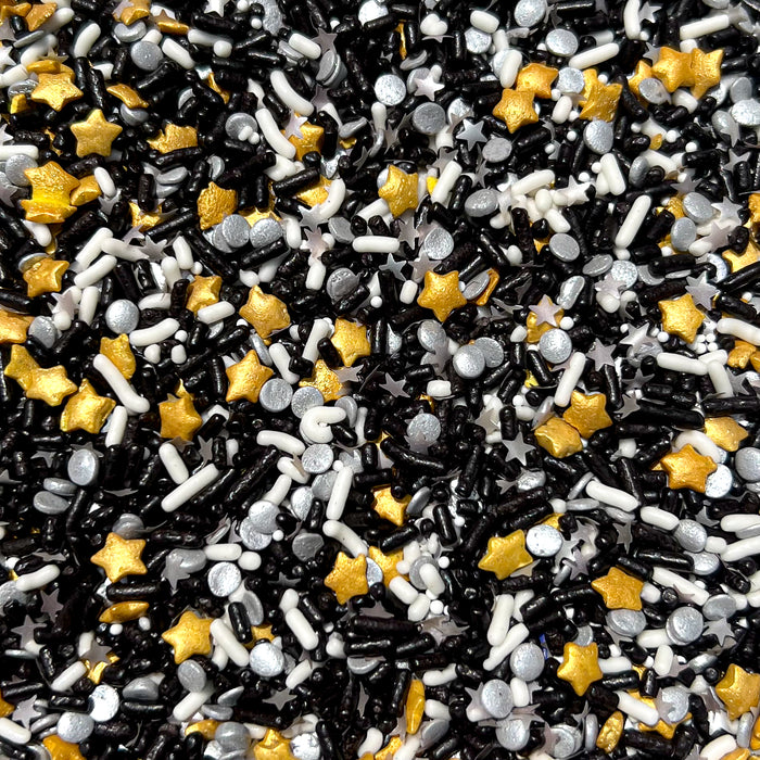 Born A Star Sprinkle Mix (Black) - 4oz