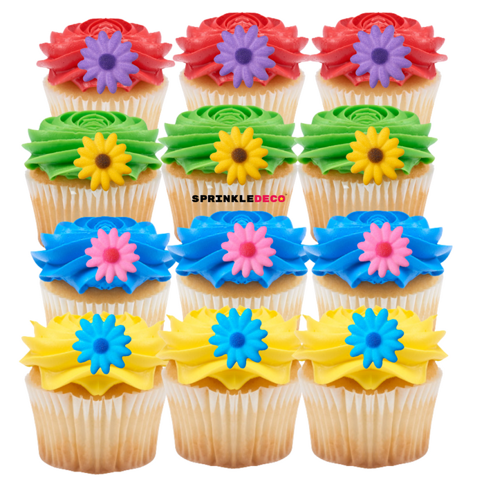 Colorful Daisy Decorative Sugars - 12ct, Asstd.