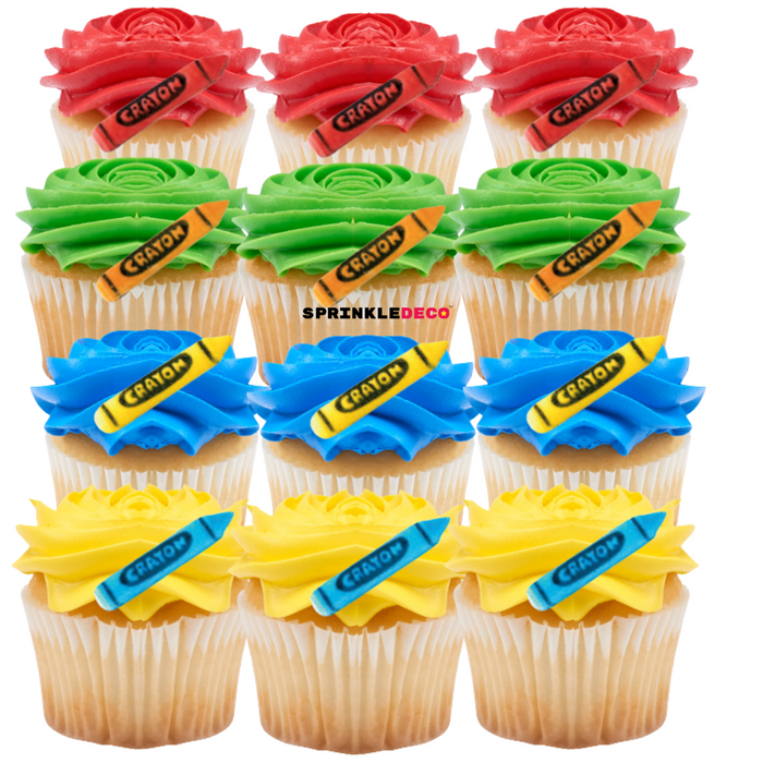 Crayon Decorative Sugars - 12ct