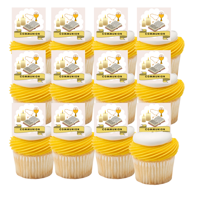 Holy Communion Edible Picks - 24ct