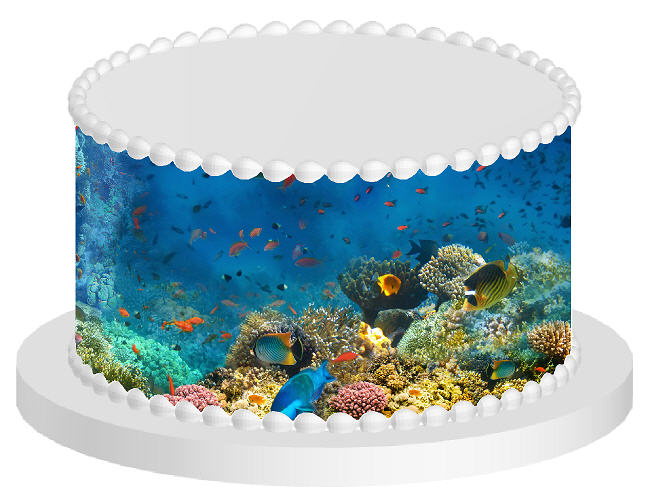 Under The Sea Edible Cake Decoration Wrap