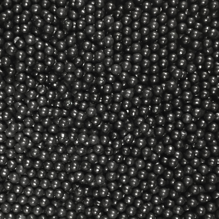 Edible Sugar Pearls (Black) - 4oz