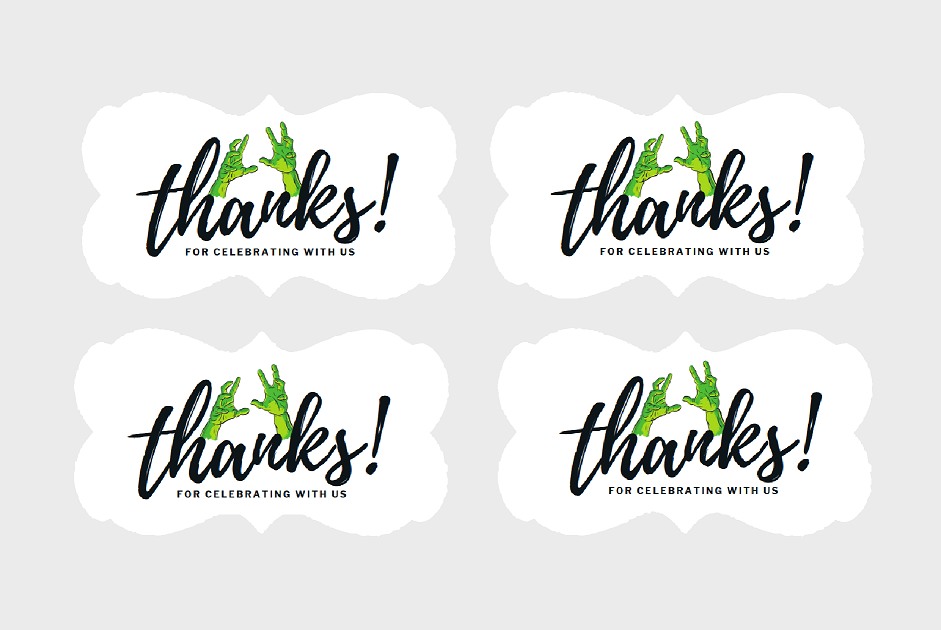 Decorative Paper Stickers 48ct (Grabby Hands)