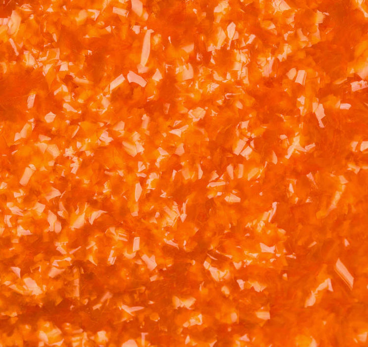 Orange Glitter Edible Flakes - 0.15oz