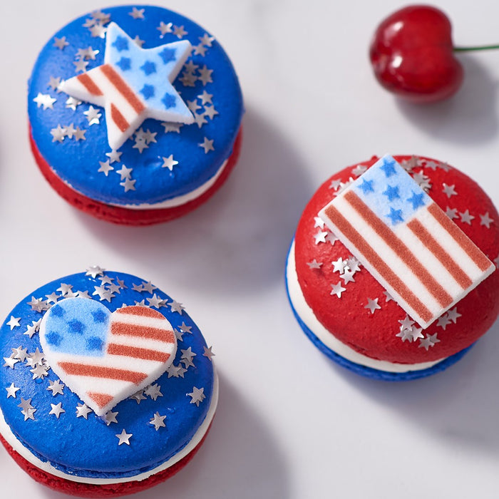 Patriotic Decorative Sugars - 12ct, Asstd.