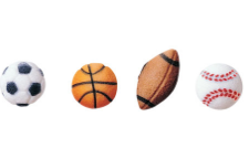 Team Sports Decorative Sugars - 12ct, Asstd.