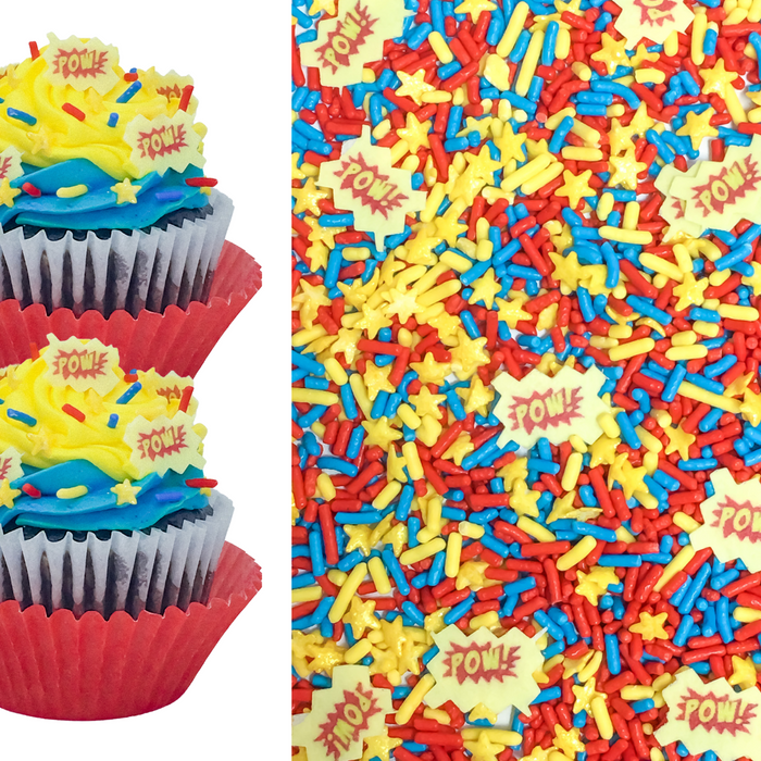 Comic Book Superhero Sprinkle Mix - 4oz