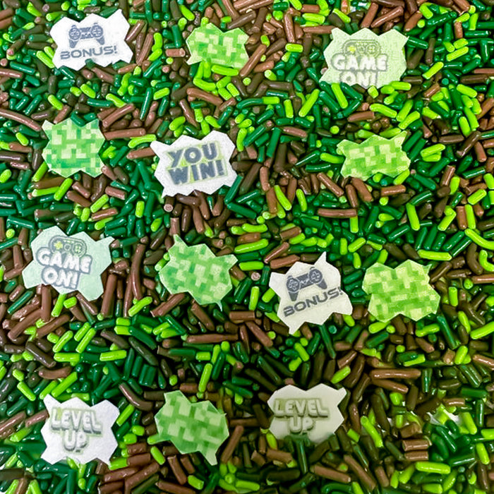 Gamming Camo Deluxe Cake Decoration Sprinkle Mix