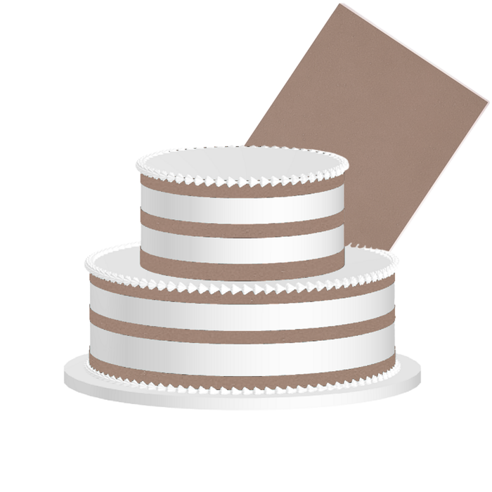 Dusty Mocha Edible Frosting Sheet – Premium Printable Icing Sheet for Cakes, Cupcakes, Cookies & Dessert Decorating