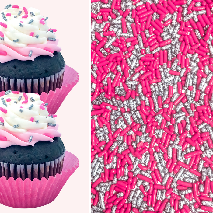 Chic Classic Sprinkles (Hot Pink/Silver)