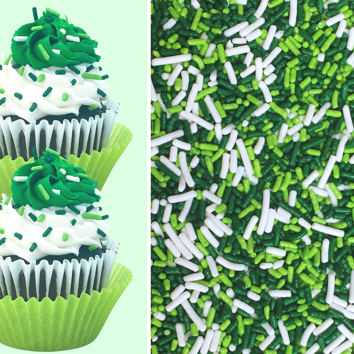 Classic Sprinkles 6oz (Green/White)