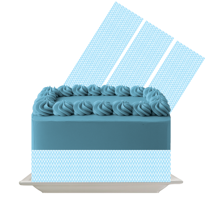 Light Blue Mini Dot Edible Cake Wrap | 8x10 Icing Sheet | Baby & Gentle Theme Cake Decor