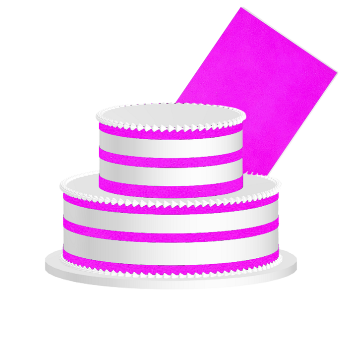 Hot Pink Edible Frosting Sheet – Premium Printable Icing Sheet for Cakes, Cupcakes, Cookies & Dessert Decorating
