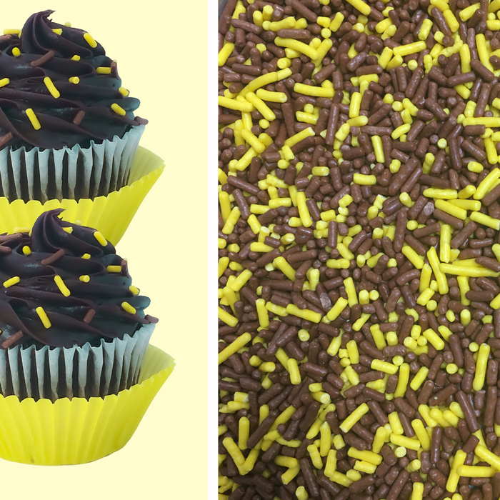 Bicolor Classic Sprinkles (Yellow/Brown)