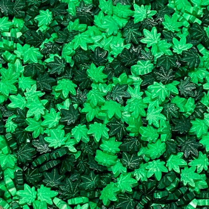 Marijuana Leaf  Pot Shaped Candy Sprinkles