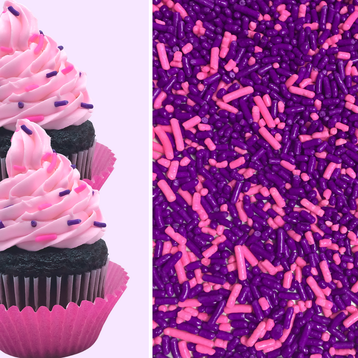 Bicolor Classic Sprinkles (Purple/Pink)