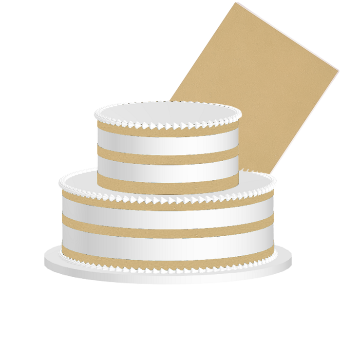 Light Caramel Edible Frosting Sheet – Premium Printable Icing Sheet for Cakes, Cupcakes, Cookies & Dessert Decorating