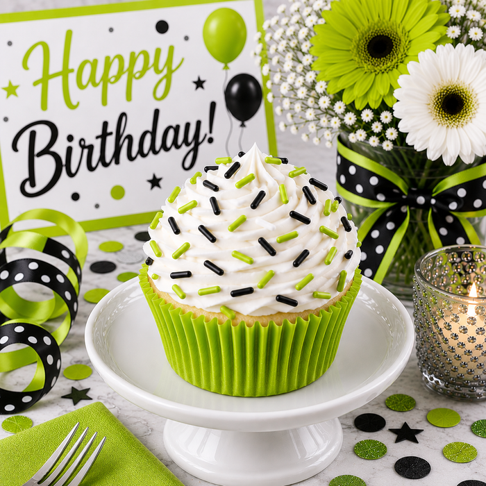 Bicolor Classic Sprinkles (Lime/Black)