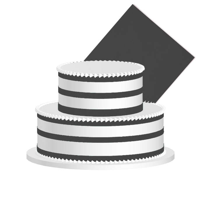 Black Edible Frosting Sheet – Premium Printable Icing Sheet for Cakes, Cupcakes, Cookies & Dessert Decorating