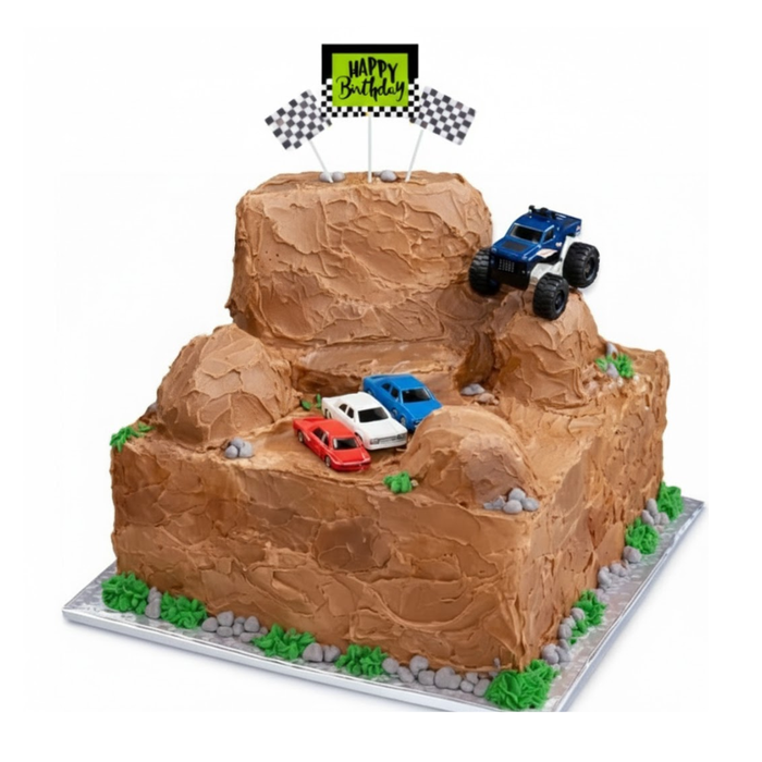 Monster Truck Cake Topper – Off-Road Birthday Party Decoration