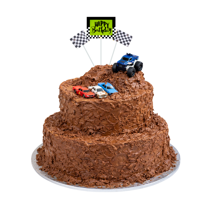 Monster Truck Cake Topper – Off-Road Birthday Party Decoration