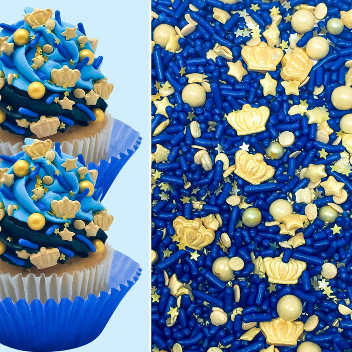 Classic King Crown Royalty Sprinkle Mix (Blue) - 4oz