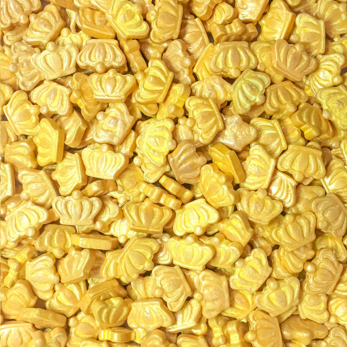 Golden Crown Shaped Candy Sprinkles