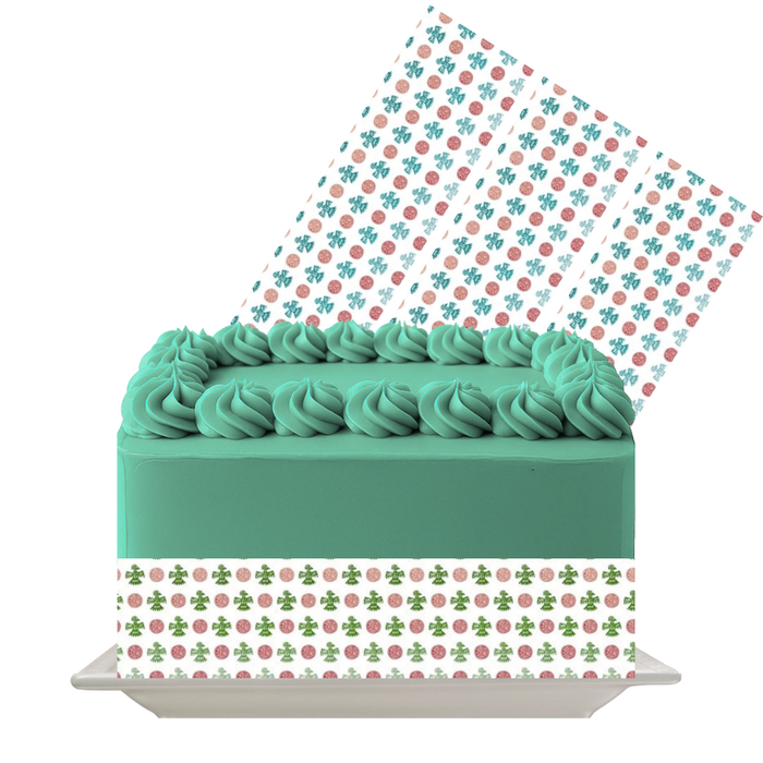 Retro Candy Pop Edible Cake Wrap | Multi-Color Small Dot Icing Sheet | Fun Party & Candy Theme Cake Decor