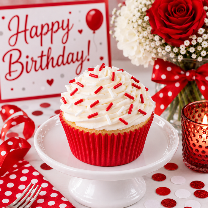 Bicolor Classic Sprinkles (Red/White)