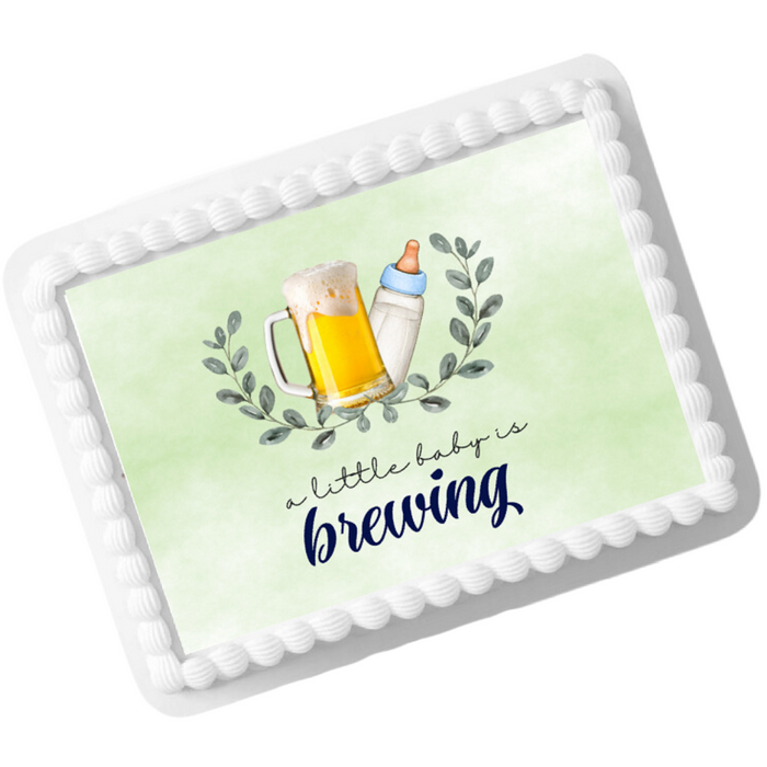 Edible Photo Image Cake Decoration Topper - Little Baby Brewing