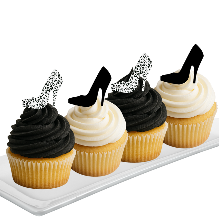 Ready Edibles - Shoes Stiletto Edible Cupcake Decoration Toppers 24ct