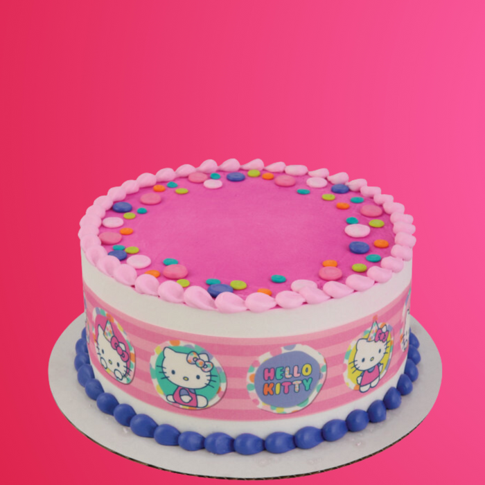 Hello Kitty Edible Cake Decoration Wrap