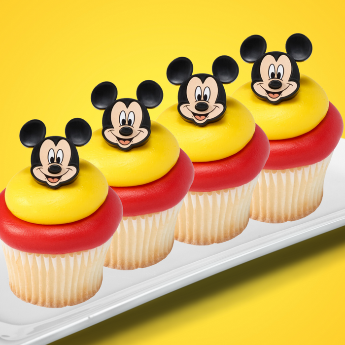 Mickey Mouse Dessert Decoration Cupcake Toppers - 12ct
