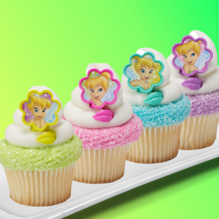 TinkerBell Dessert Decoration Cupcake Toppers - 12ct