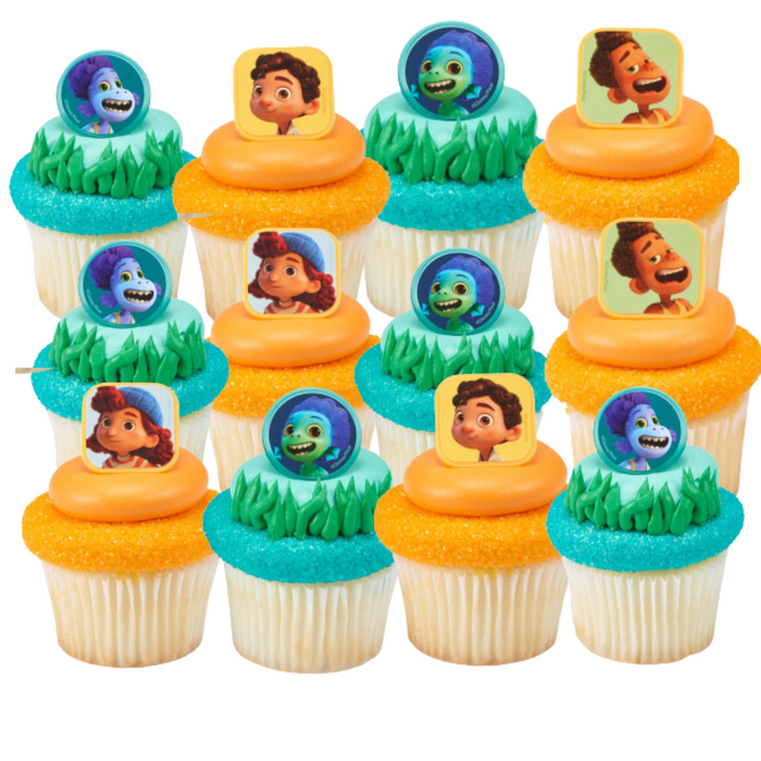 Disney and Pixar's Luca Wild Club House Dessert Decoration Cupcake Toppers - 12ct