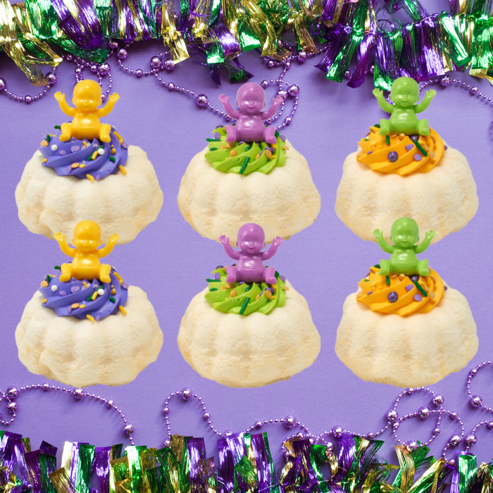 Mardi Gras Babies Only (6pc Colorful)