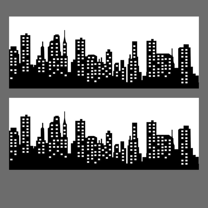 Black and White Super Hero City Edible Photo Image Cake Decoration Topper