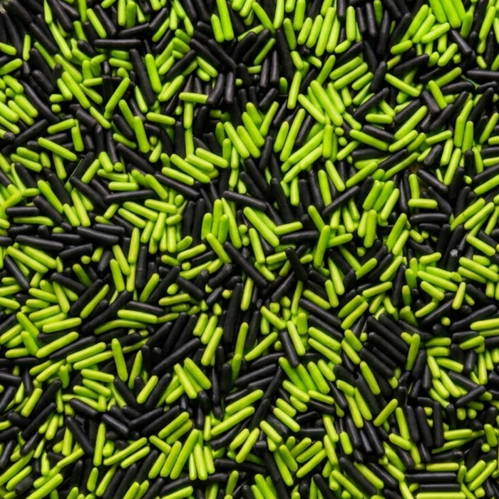 Bicolor Classic Sprinkles (Lime/Black)