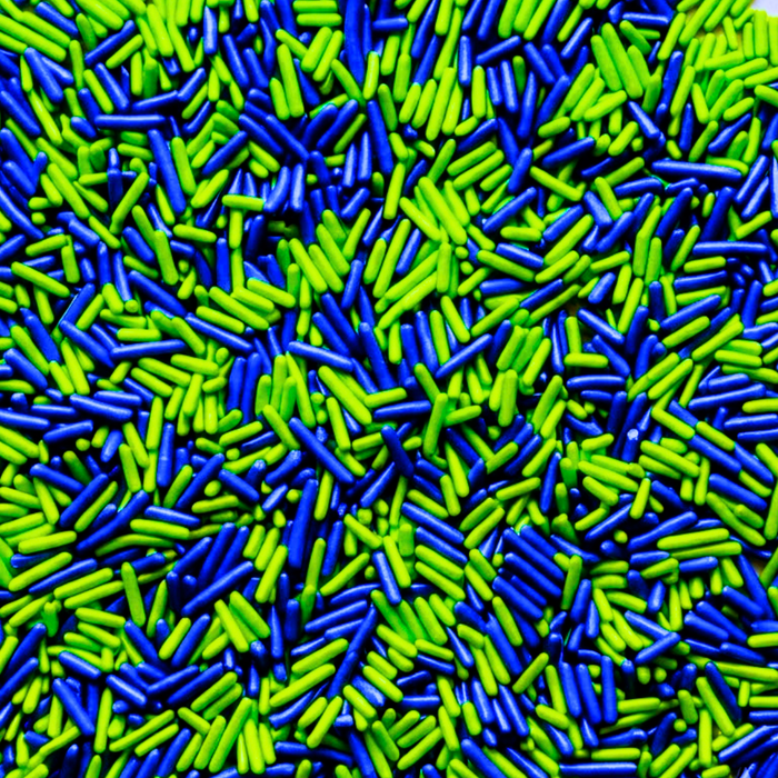 Bicolor Classic Sprinkles (Blue/Lime)