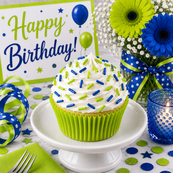 Bicolor Classic Sprinkles (Blue/Lime)